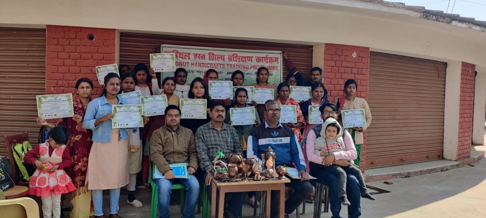 Kala se Kamaai: Coconut Handicrafts Training Program — programme photograph